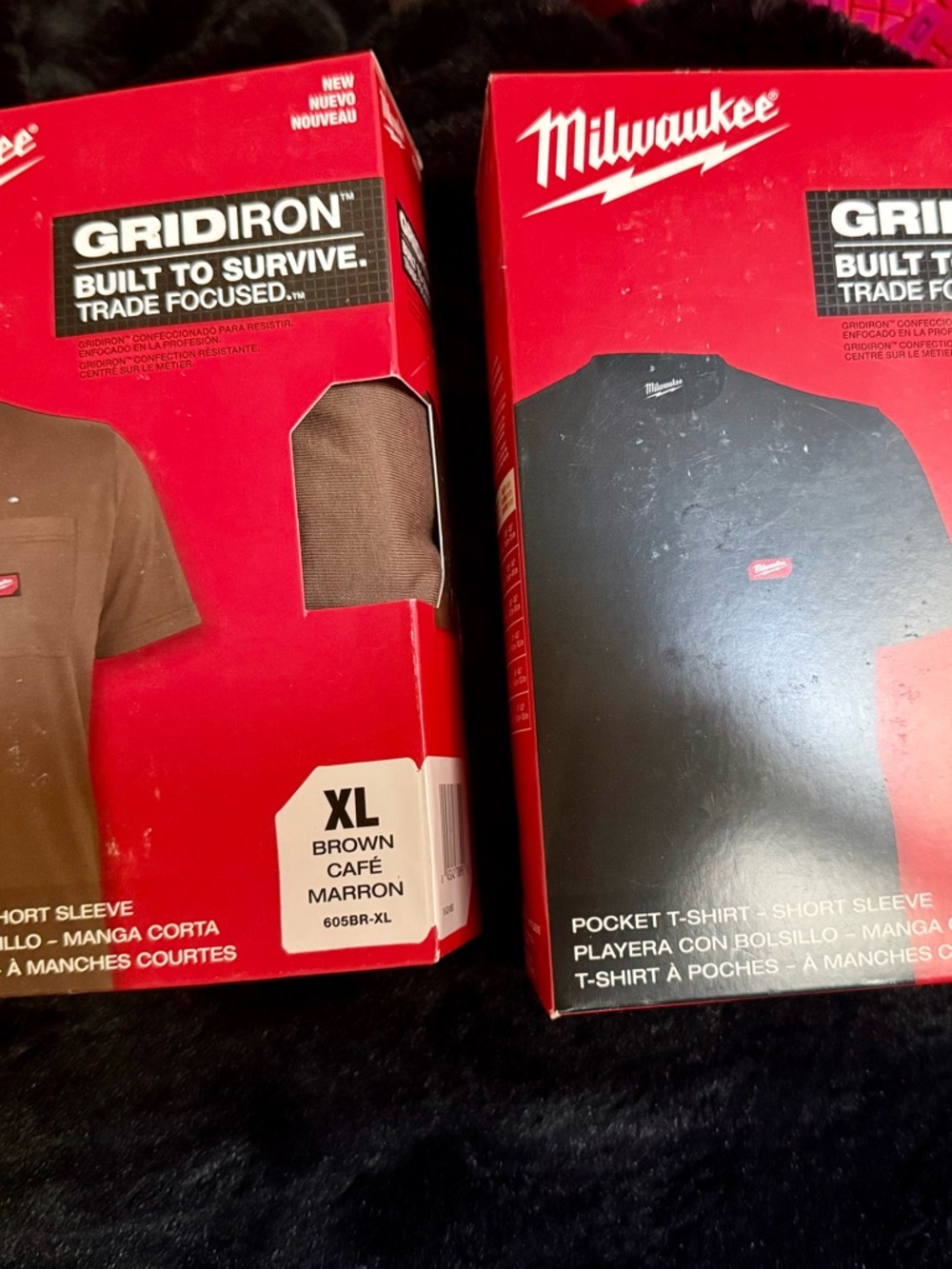 Milwaukee Gridiron Men's Short-Sleeve Pocket T-Shirt - Brown